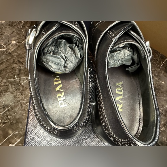 Men’s Authentic Prada monk dress shoe size 8 - Picture 6 of 17